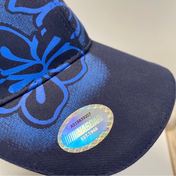 Jimmie Johnson # 48 NASCAR adjustable Hat Hawaiian Flowers New with Tags - Picture 2 of 16